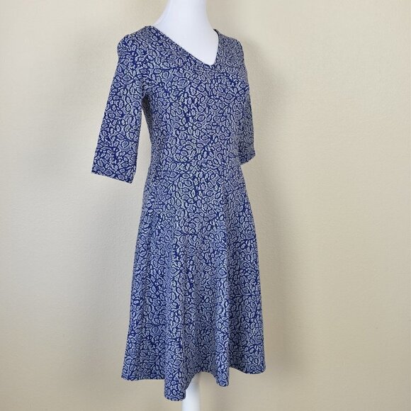 Leota Jacquard Printed Fit and Flare Dress - Picture 8 of 8